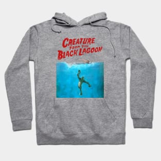 The Creature from the Black Lagoon JAWS parody - Gillman Hoodie